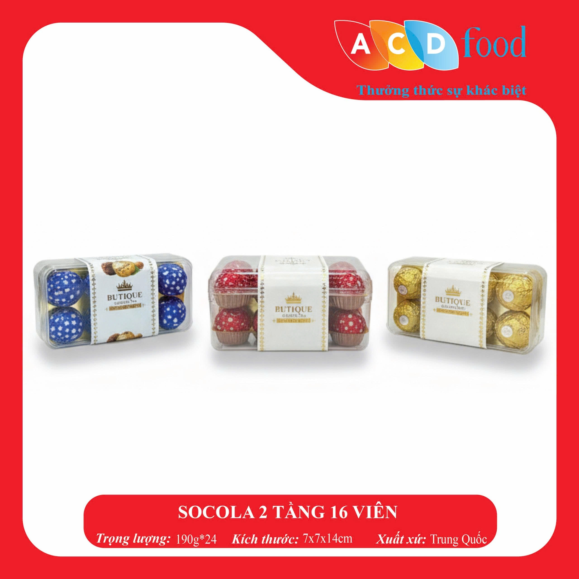 SOCOLA 2 TẦNG 16 VIÊN